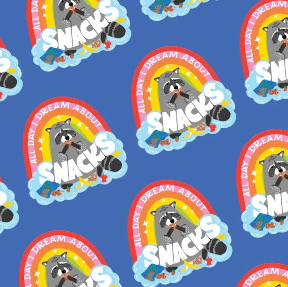 5 Eye Studio: All Day I Dream About Snacks Sticker - Image 2