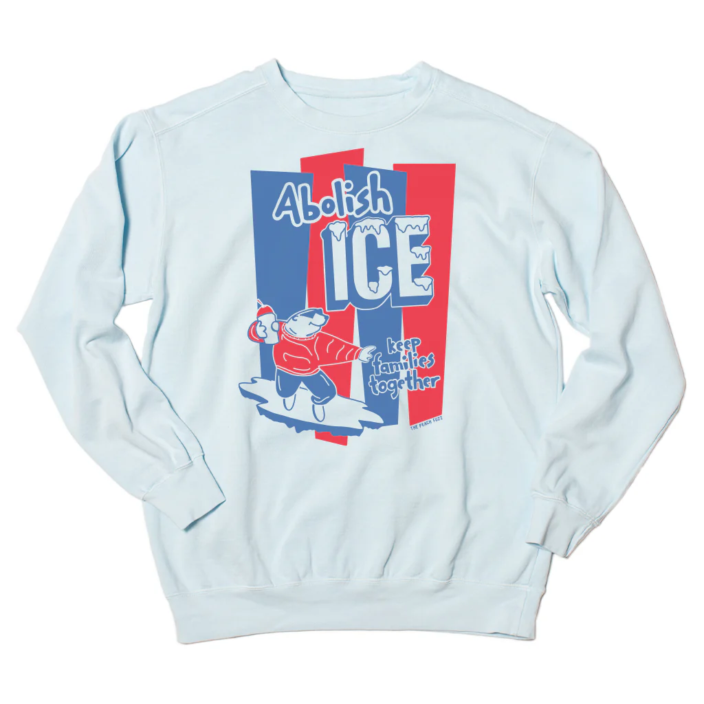 Abolish ICE Crew Sweatshirt - Image 2