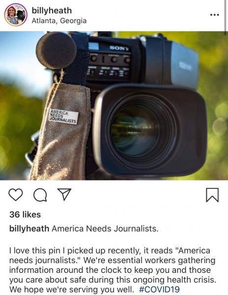 America Needs Journalists Enamel Pin - Image 5