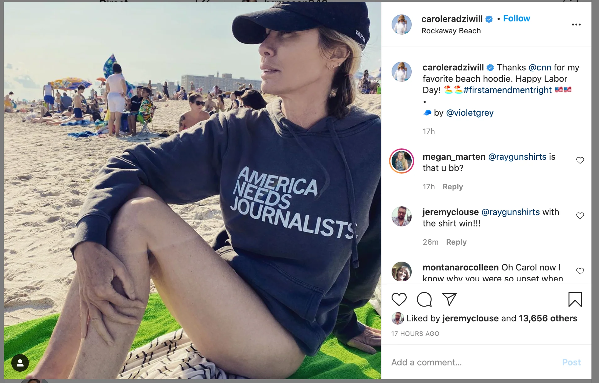 America Needs Journalists Pullover Hoodie - Image 8