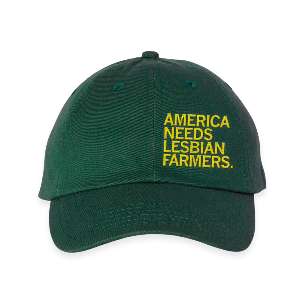 America Needs Lesbian Farmers Trucker Cap