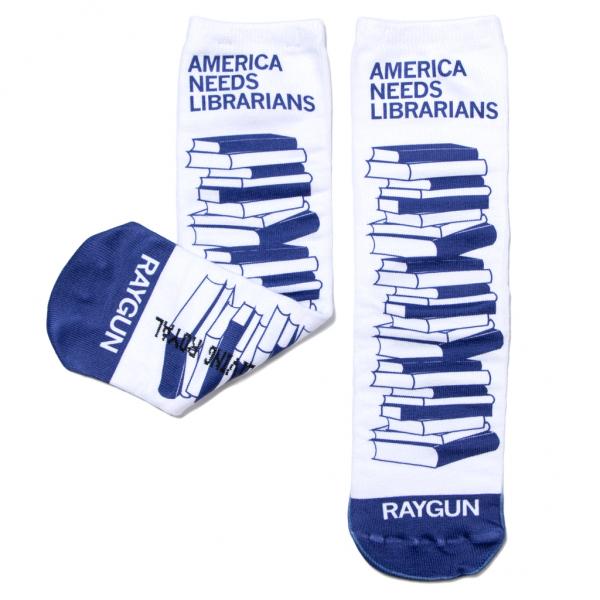 America Needs Librarians Socks - Image 2