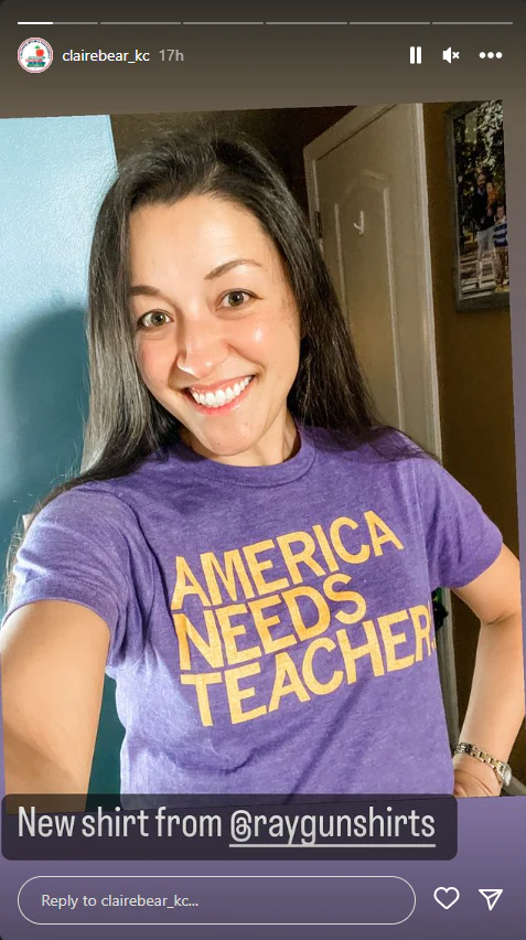 America Needs Teachers Purple - Image 3