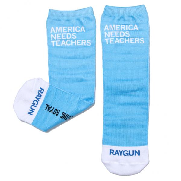 America Needs Teachers Socks - Image 2