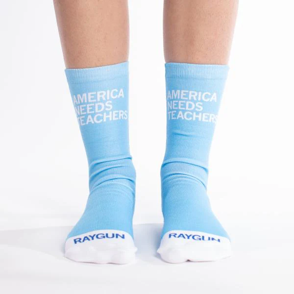 America Needs Teachers Socks - Image 3