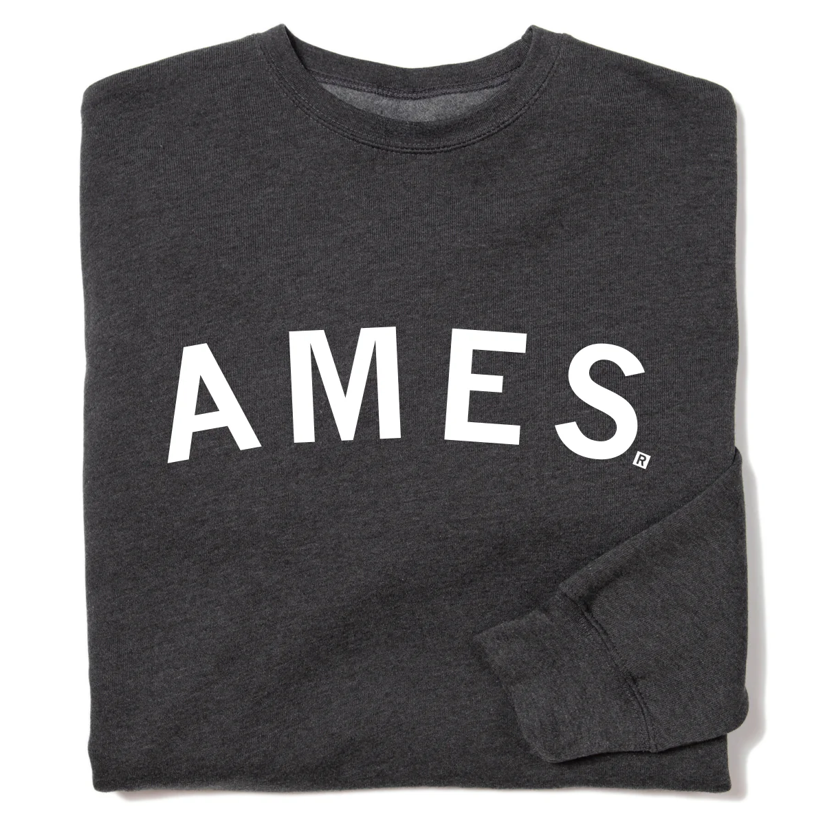 Ames Curved Logo Crew Sweatshirt
