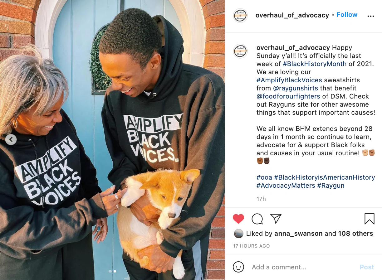 Amplify Black Voices Pullover Hoodie - Image 3