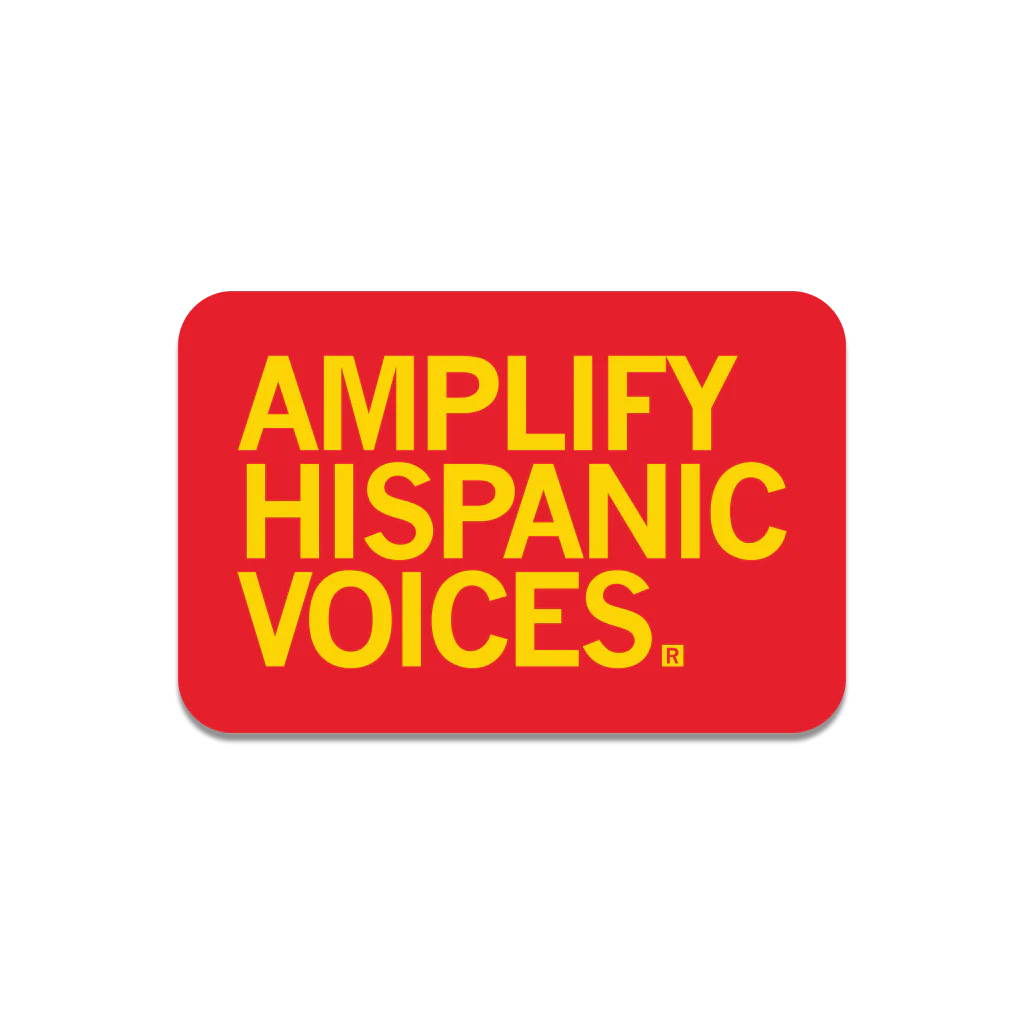 Amplify Hispanic Voices Die-Cut Sticker