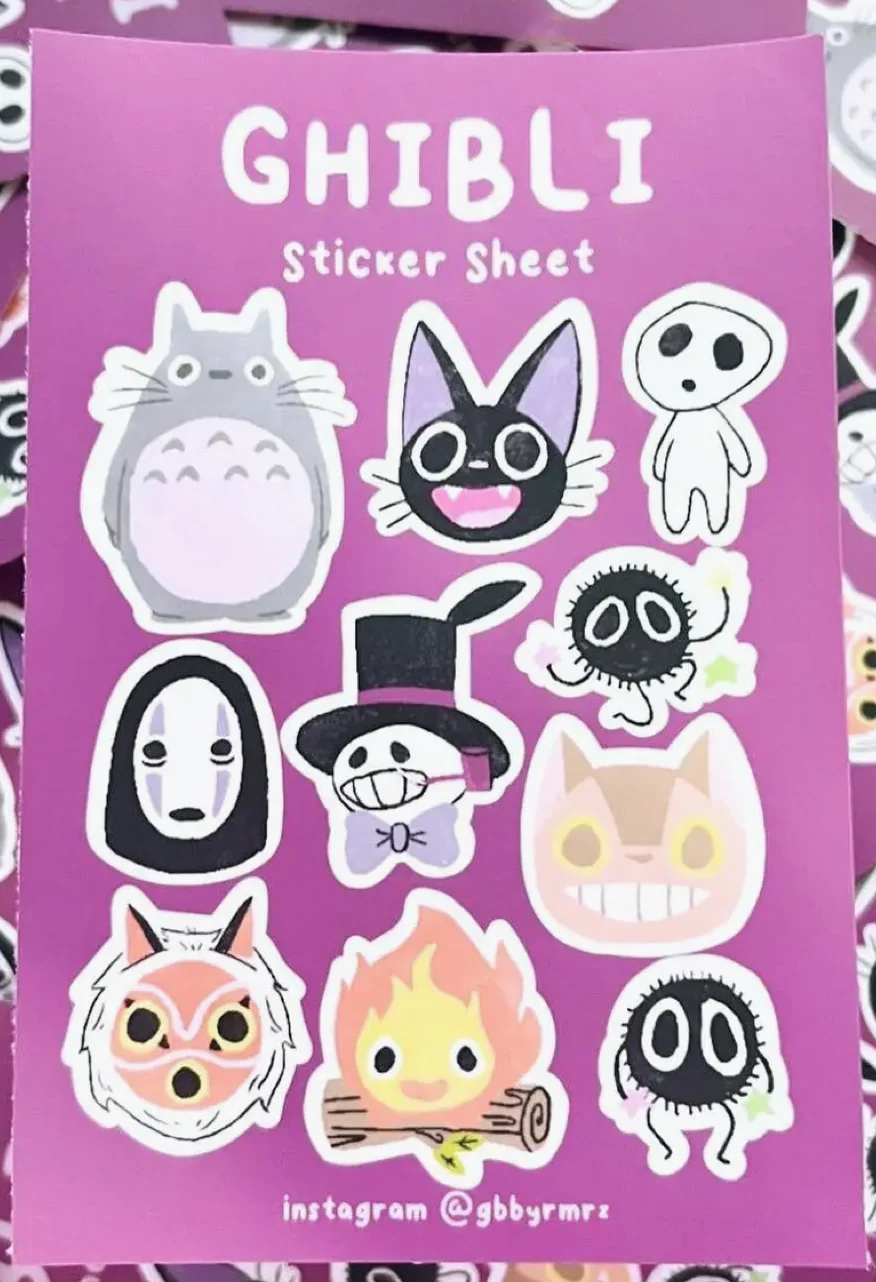 Art of Gabby: Ghibli Sticker Sheet - Image 2