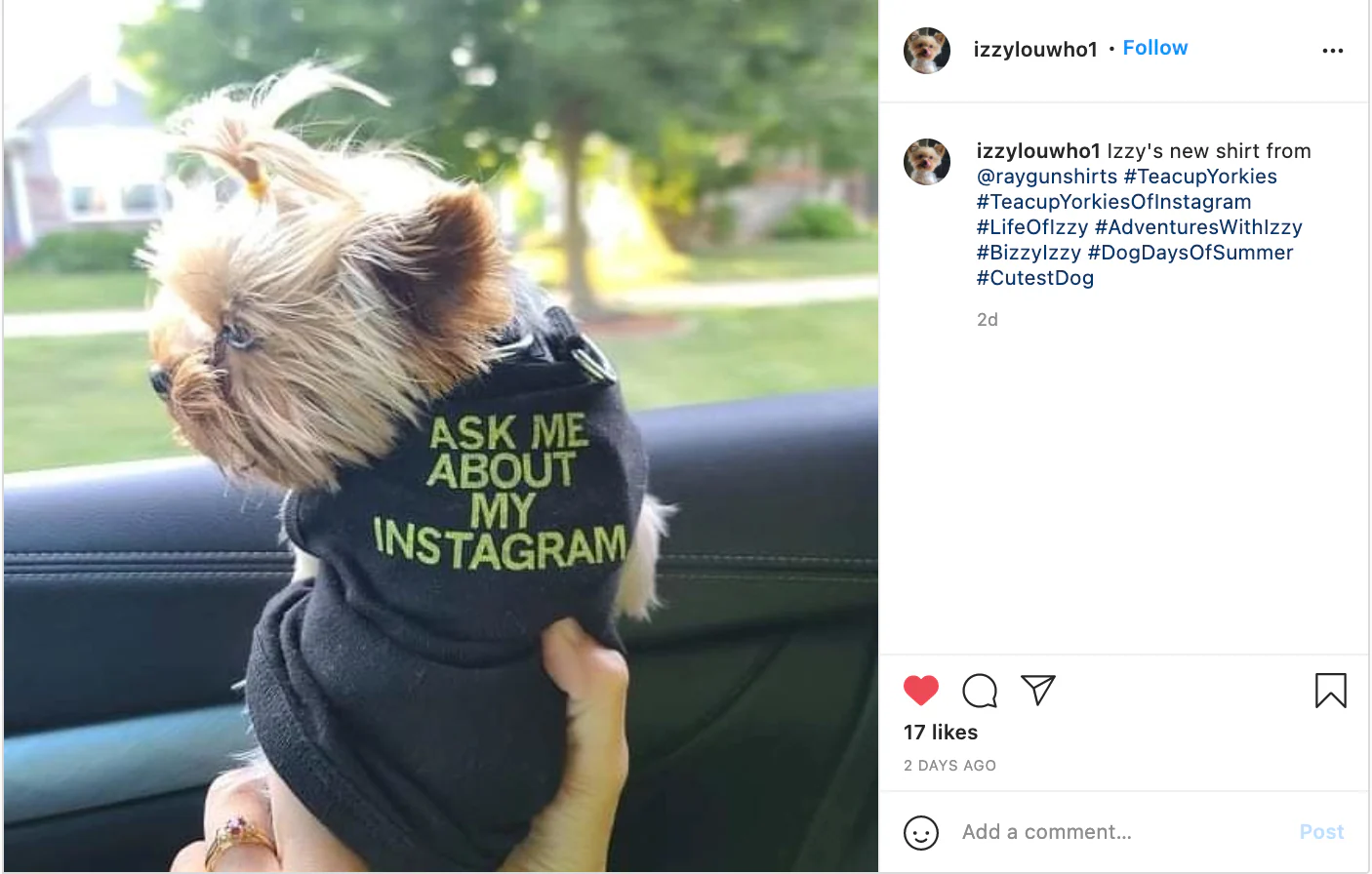 Ask Me About My Instagram Dog Shirt - Image 13
