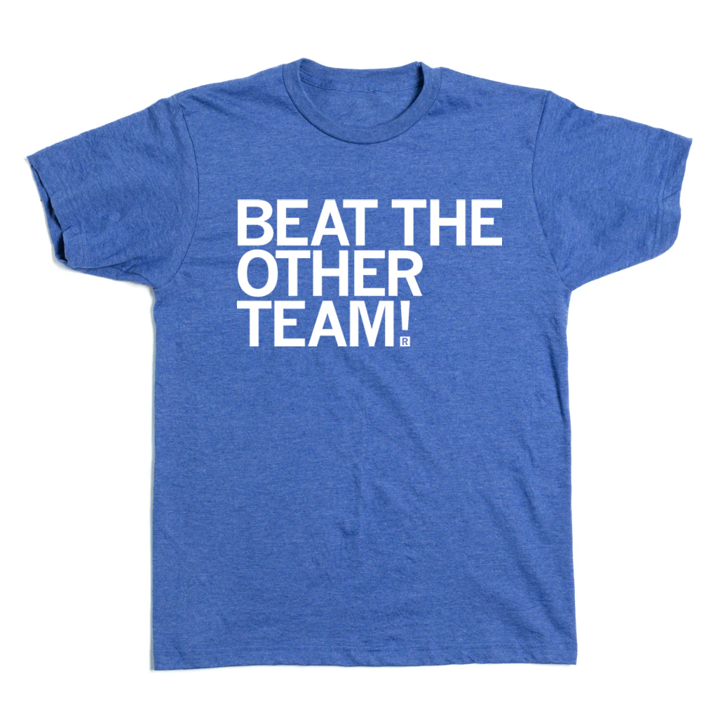 Beat The Other Team Blue & White - Image 2