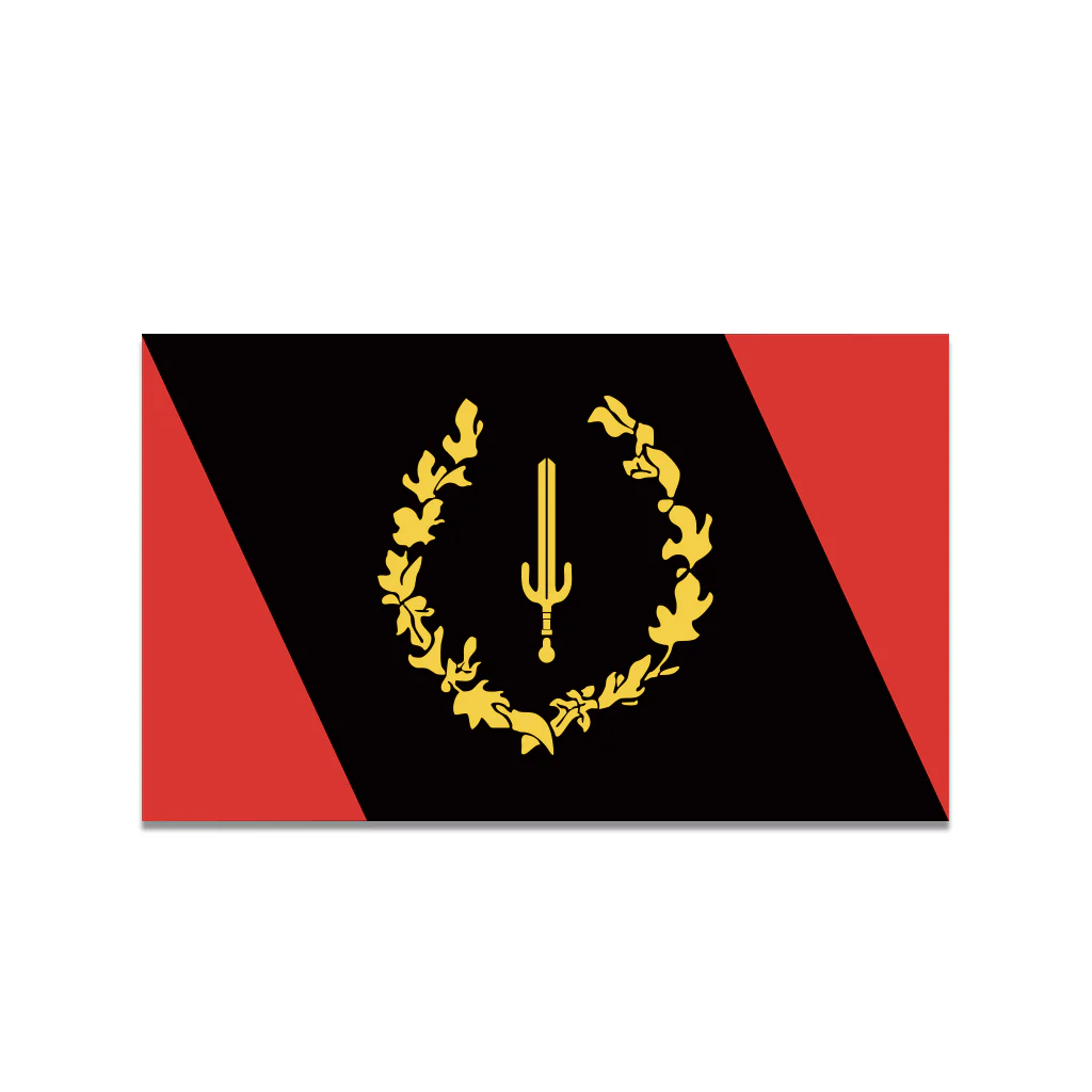 Black American Heritage Flag Die-Cut Sticker