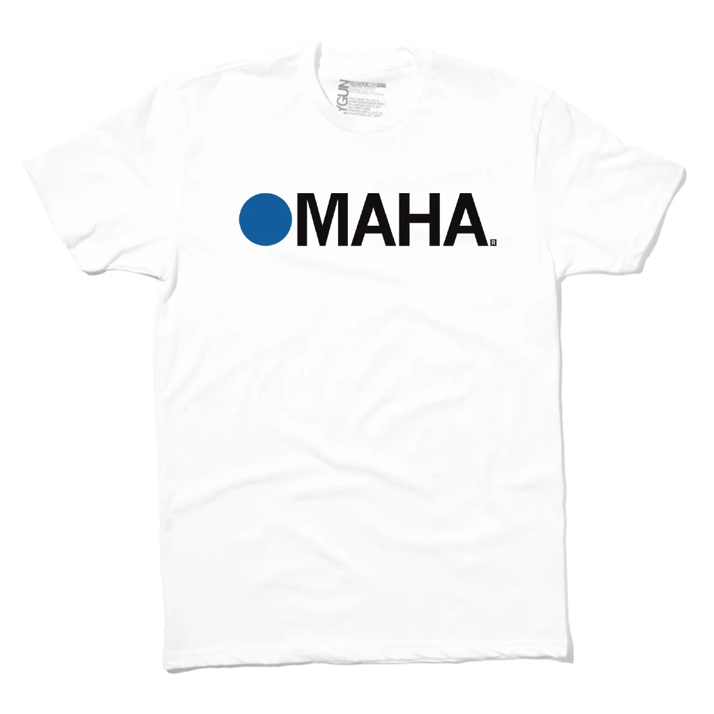 Blue Dot Omaha Text Logo - Image 2