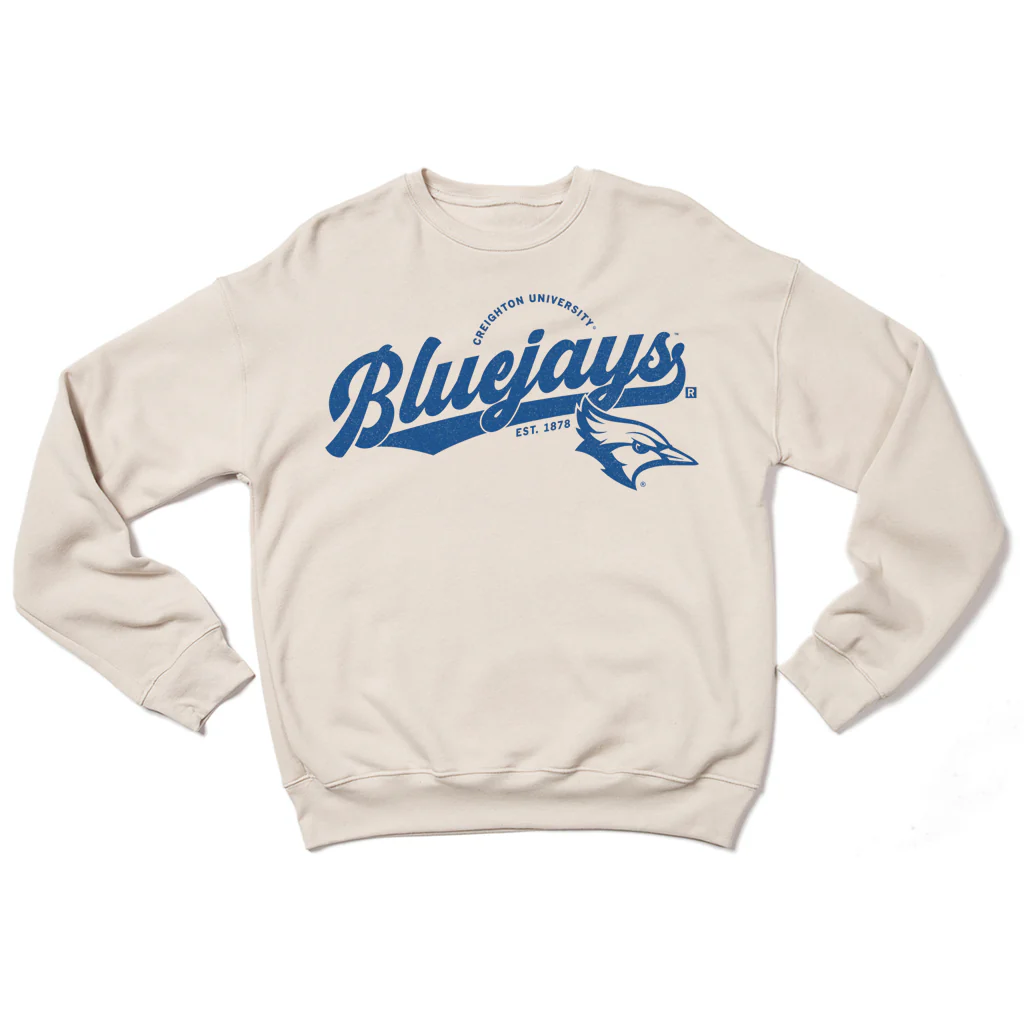 Bluejays Script Logo Crew Sweatshirt - Image 2
