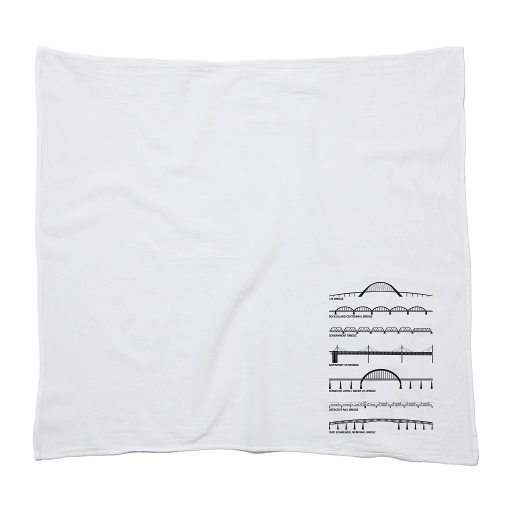 Bridges of The Quad Cities Kitchen Towel - Image 3