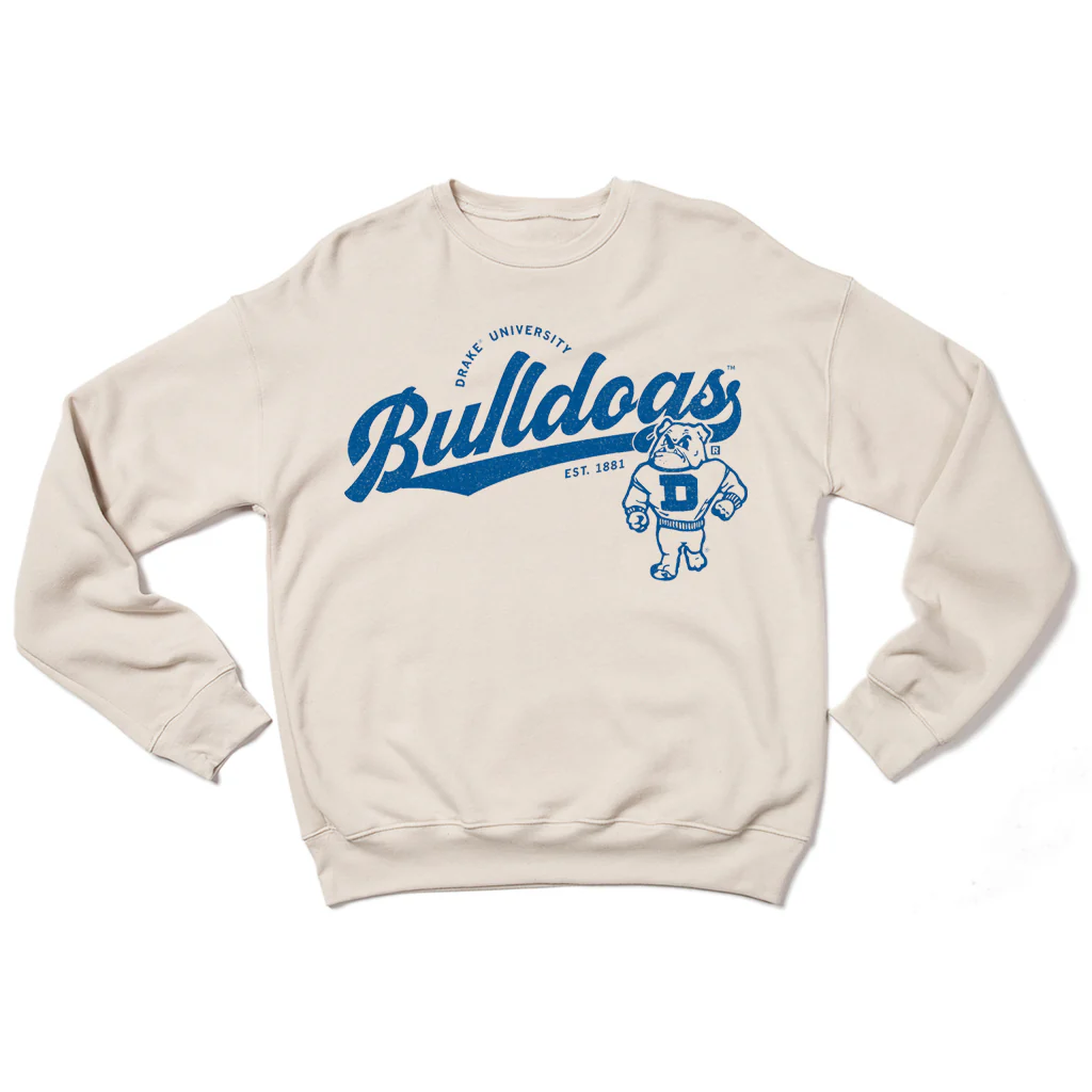 Bulldogs Script Logo Crew Sweatshirt - Image 2