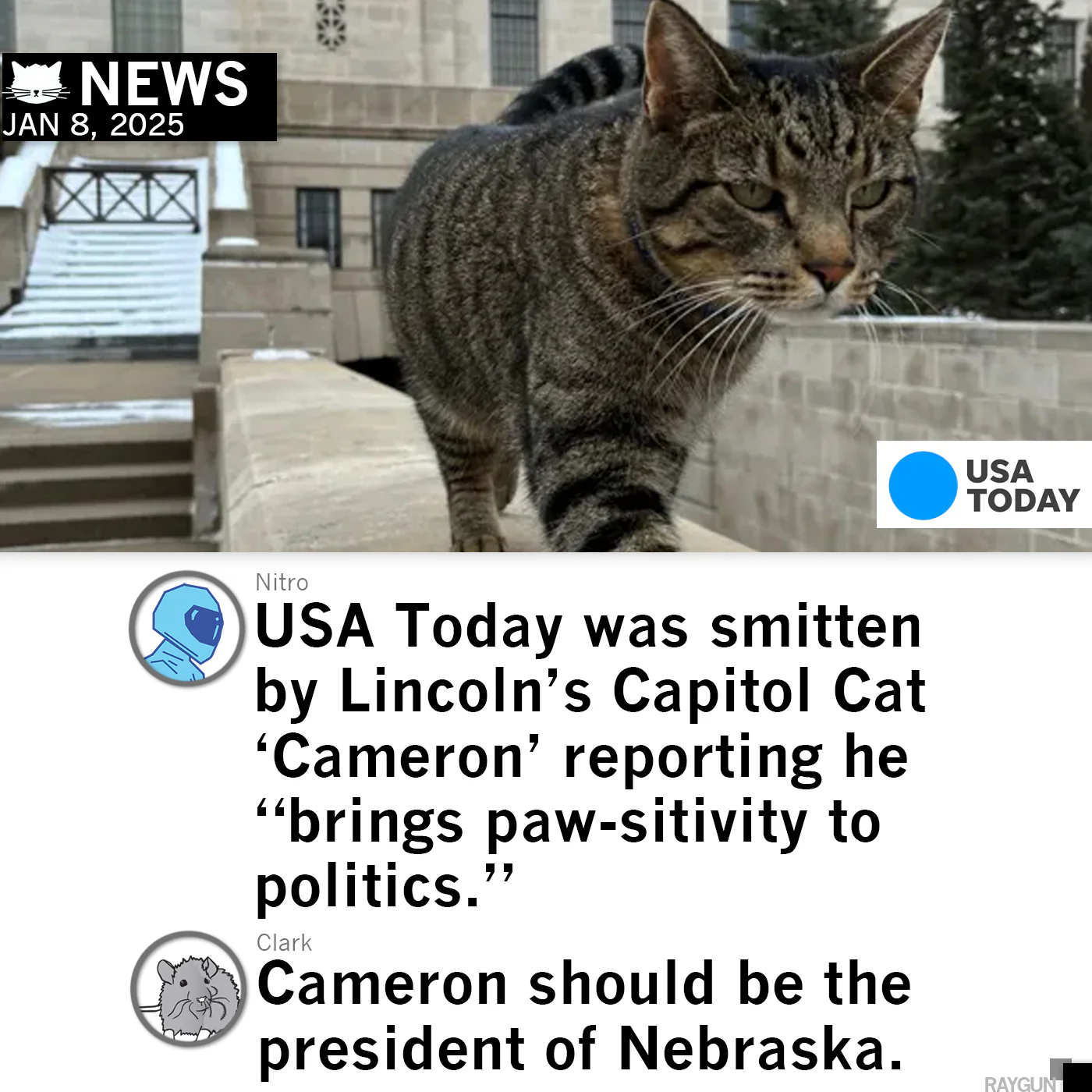 Cameron the Cat Circle Logo - Image 3