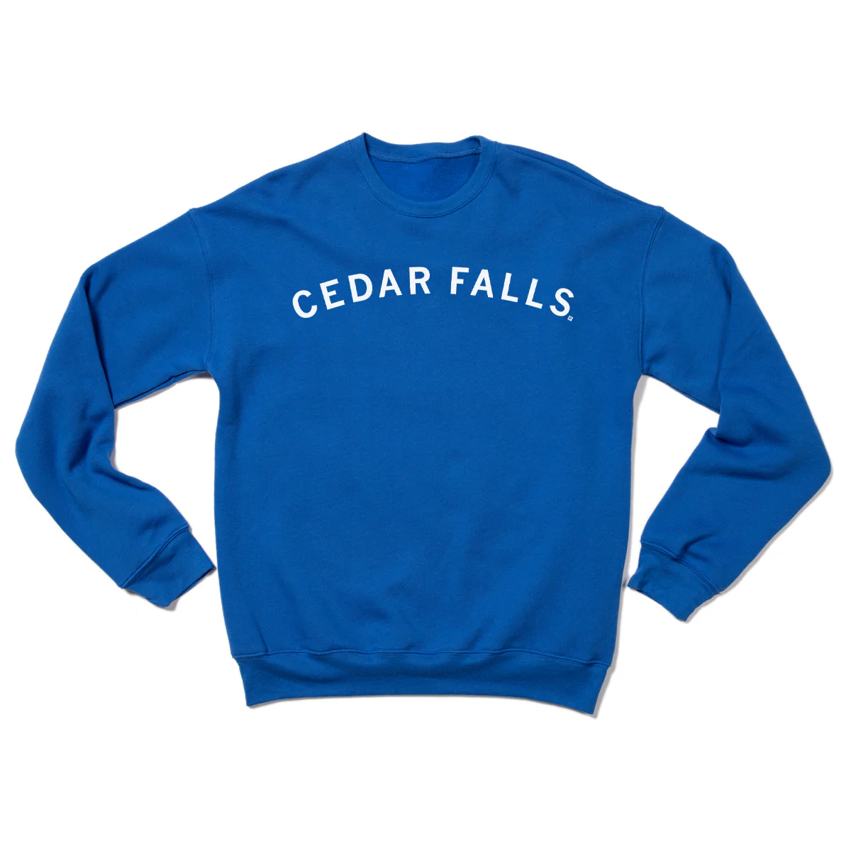 Cedar Falls Curved Logo Crew Sweatshirt - Image 2