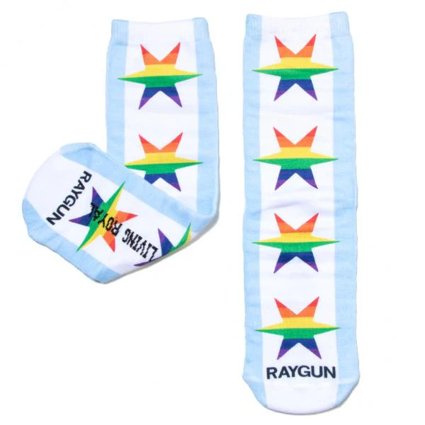 Chicago Pride Flag Socks - Image 2