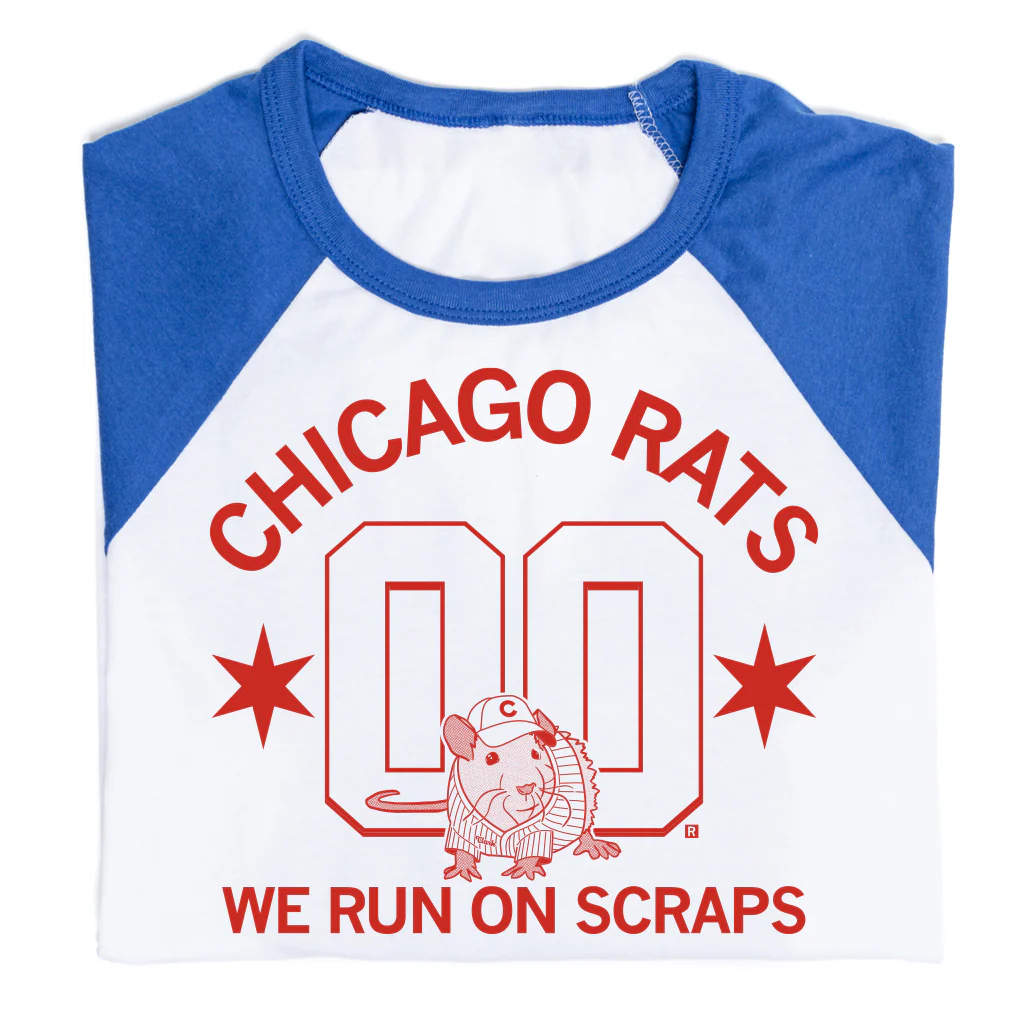 Chicago Rats Baseball Tee
