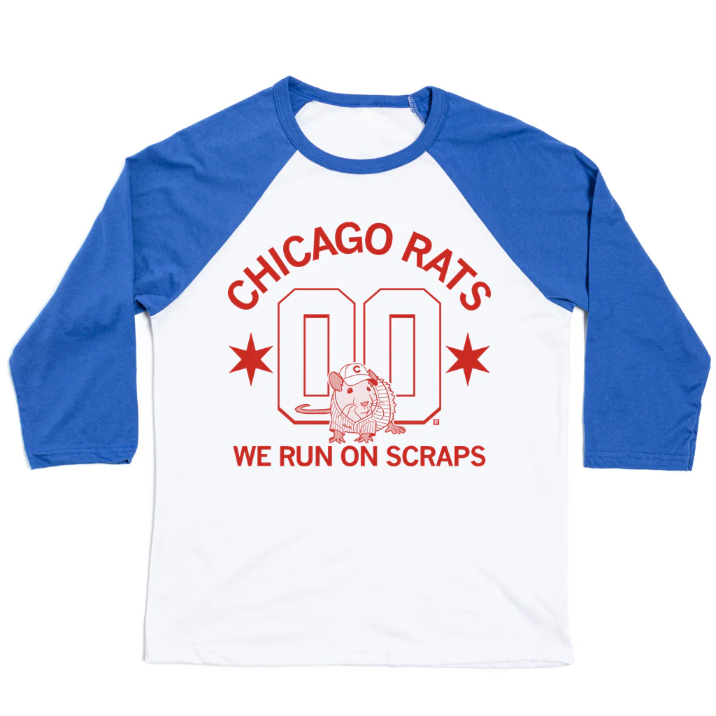 Chicago Rats Baseball Tee - Image 2
