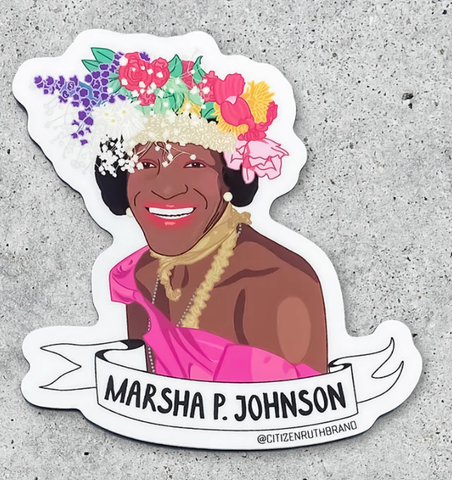 Citizen Ruth: Marsha P. Johnson Sticker - Image 2