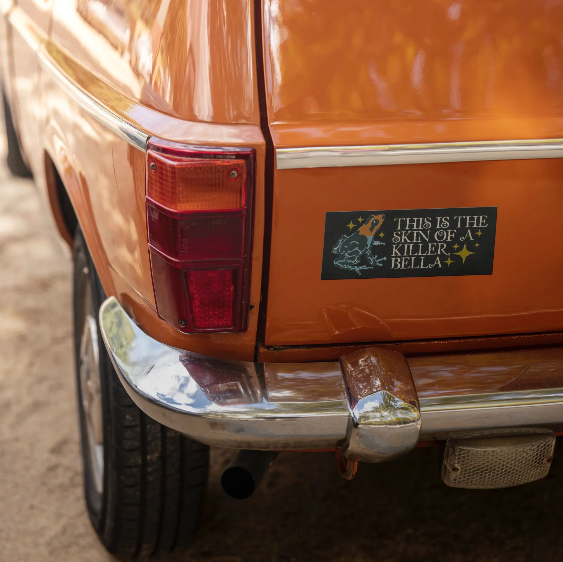 Cluster Funk Studio: Twilight Frog Bumper Sticker - Image 2