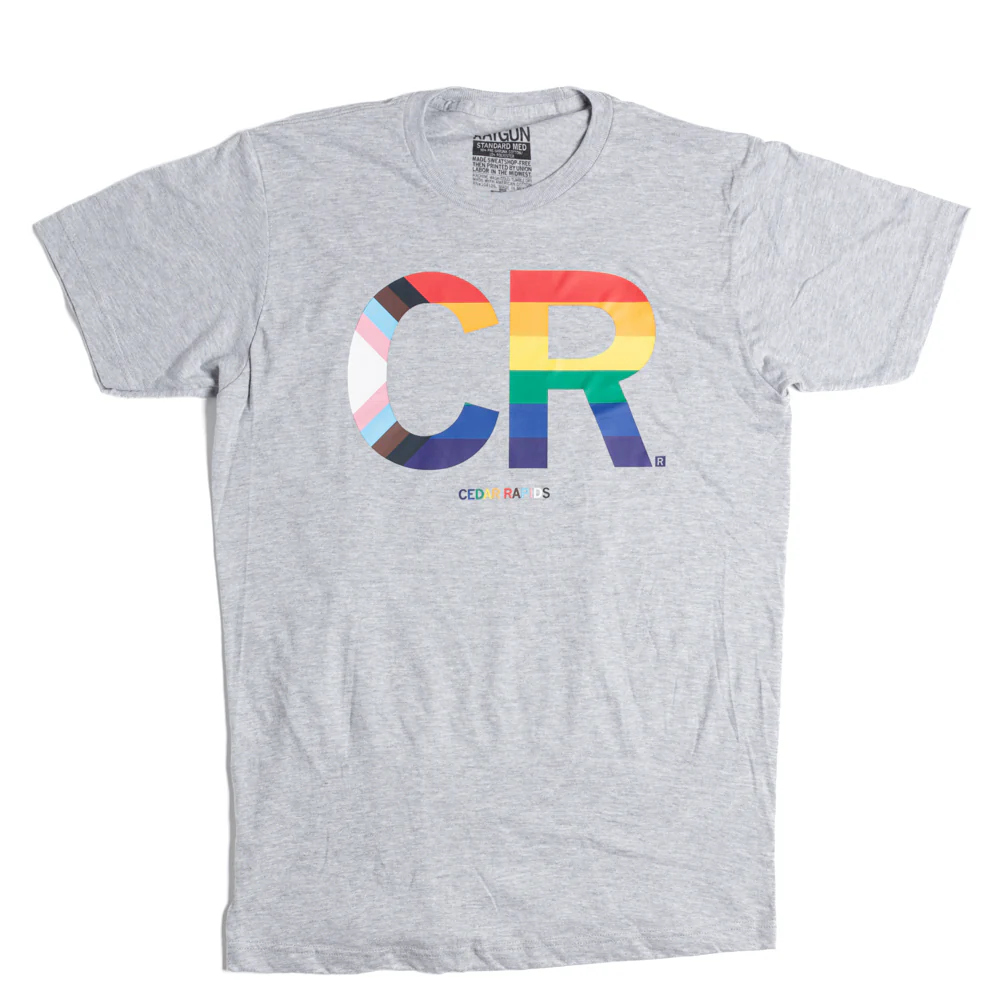 CR Stacked Text Progress Pride Flag - Image 2
