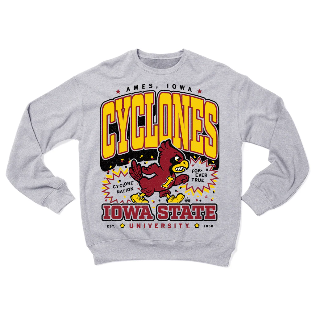 Cyclones Max Collegiate Crew Sweatshirt - Image 2
