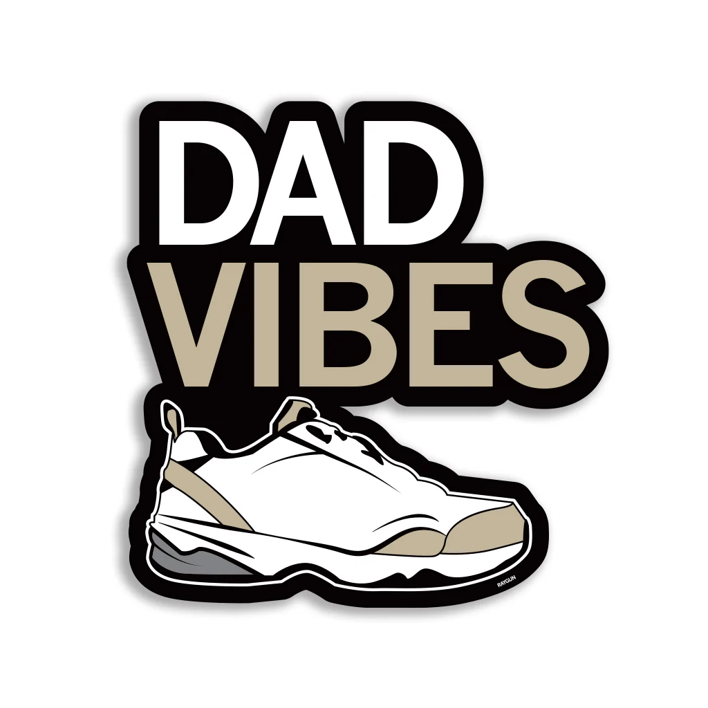 Dad Vibes Die-Cut Sticker