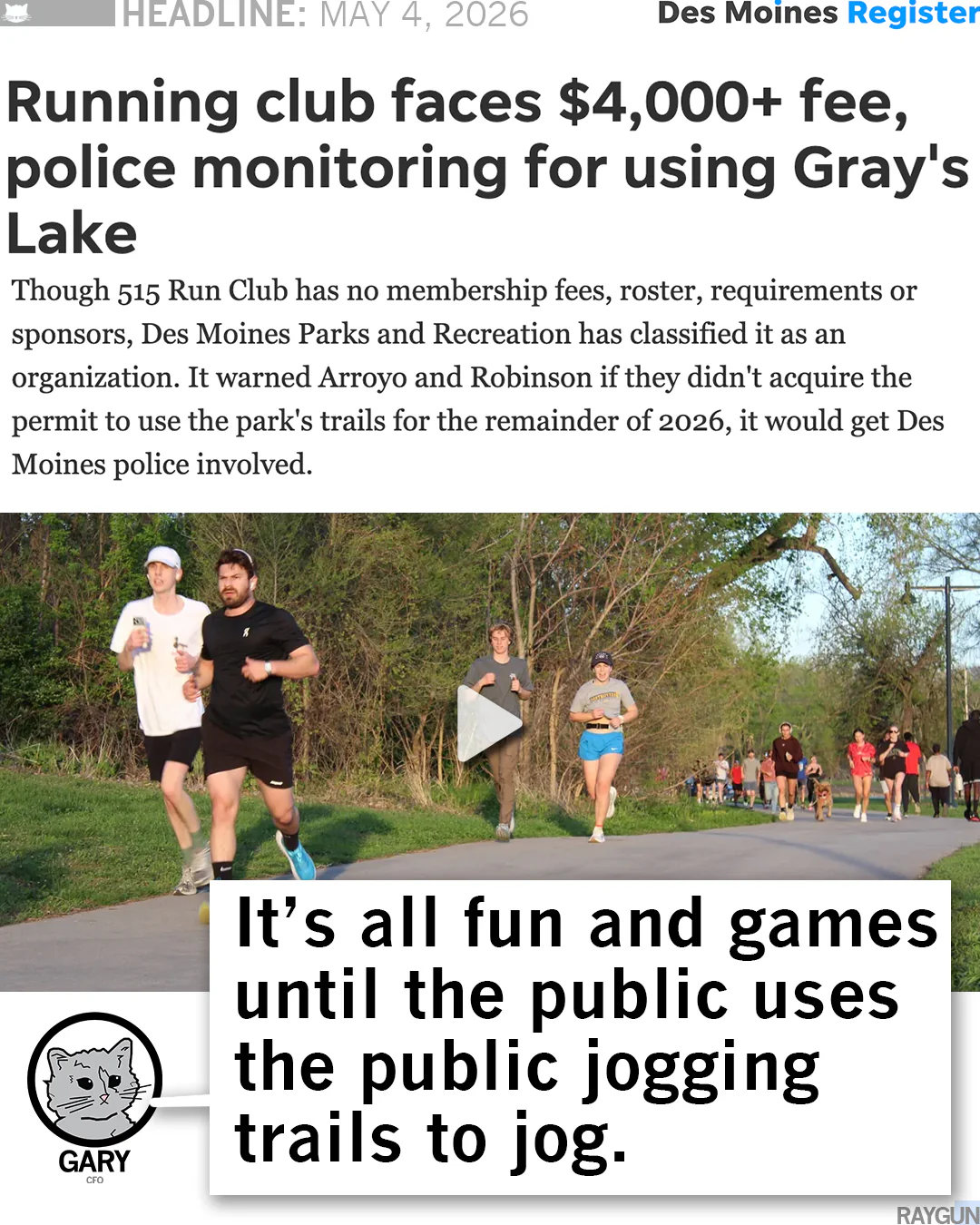 Des Moines: Jogging License - Image 3