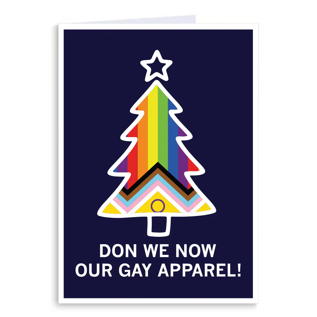 Don Our Gay Apparel Greeting Card