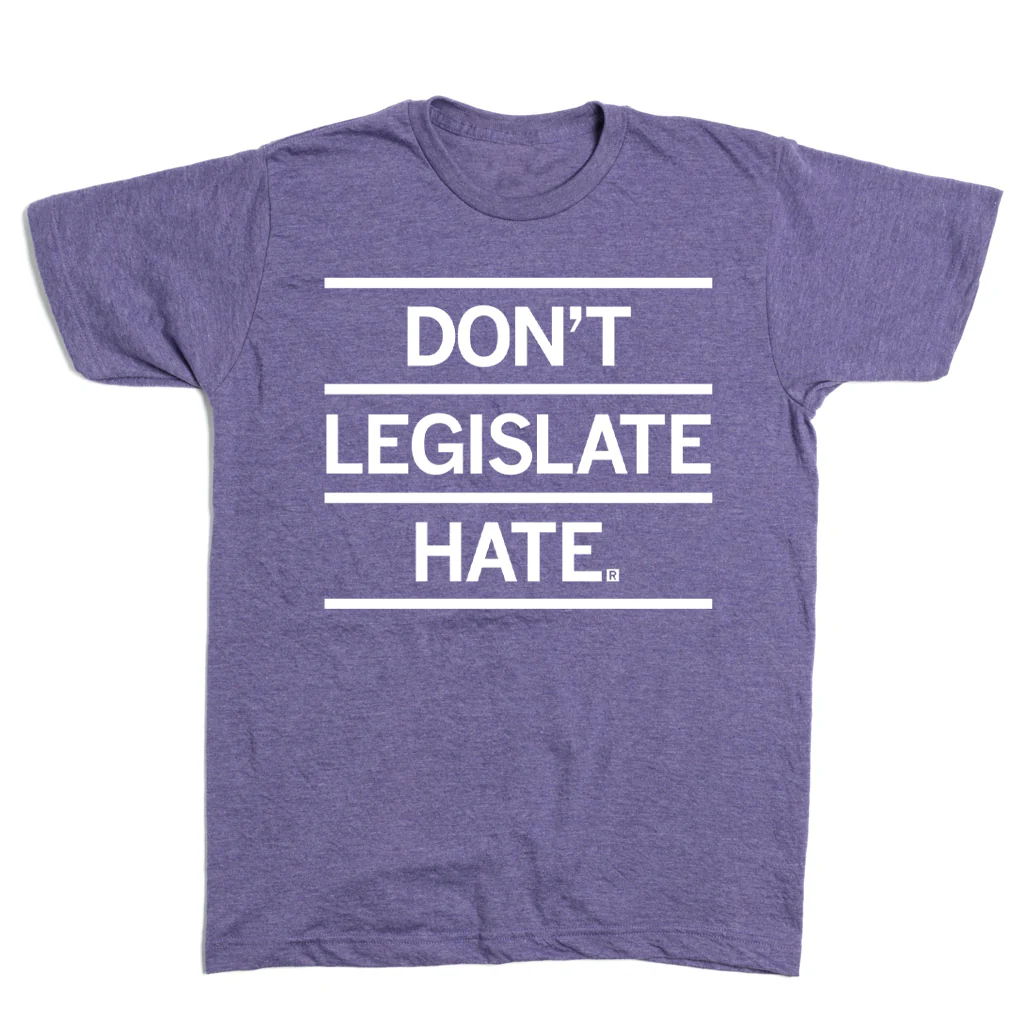 Don't Legislate Hate Purple - Image 2