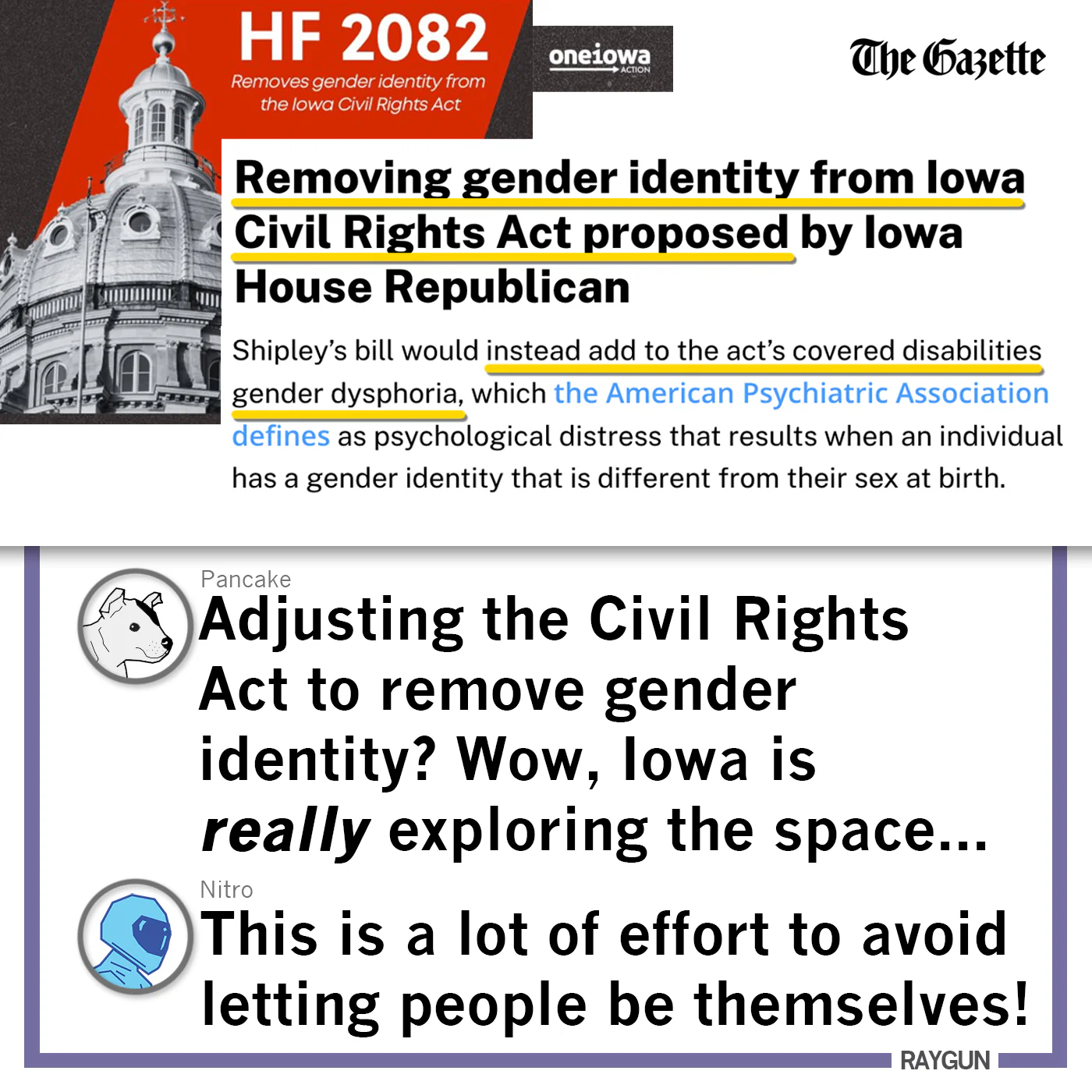 Don't Legislate Hate Purple - Image 4