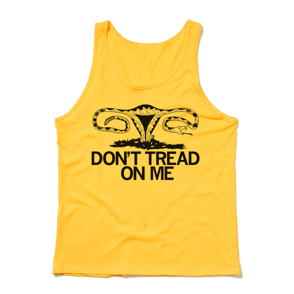 Don't Tread On Me Uterus Tank Top - Image 2