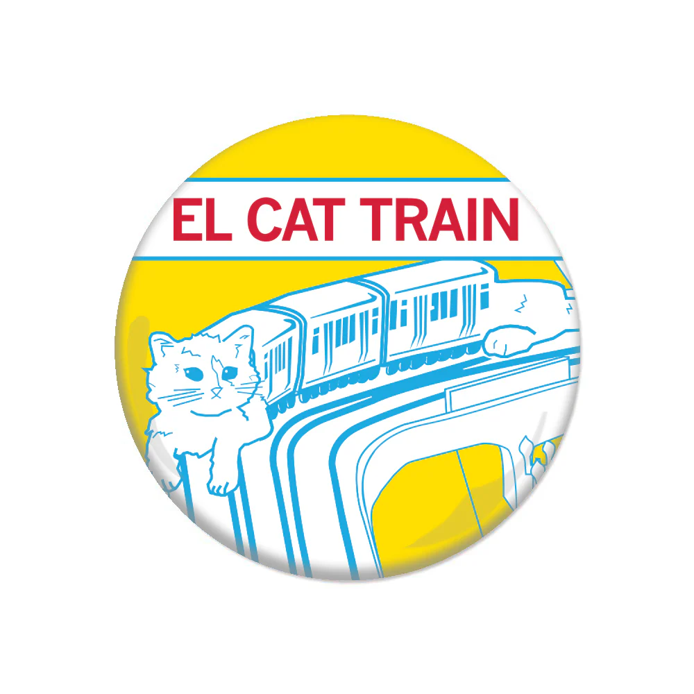 El Cat Train Button