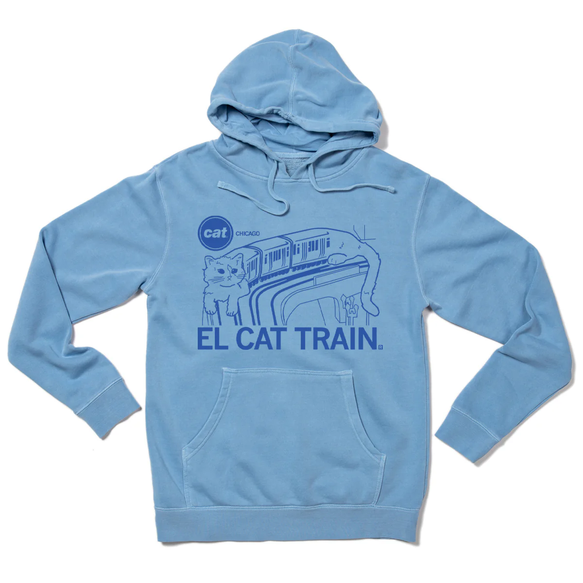 El Cat Train Pullover Hoodie - Image 2