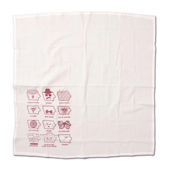 Faces of Iowa Kitchen Towel - Image 3