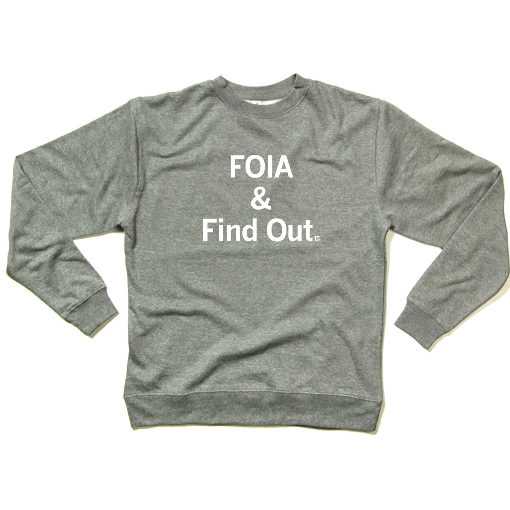 FOIA & Find Out Crew Sweatshirt - Image 2