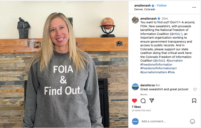 FOIA & Find Out Crew Sweatshirt - Image 5