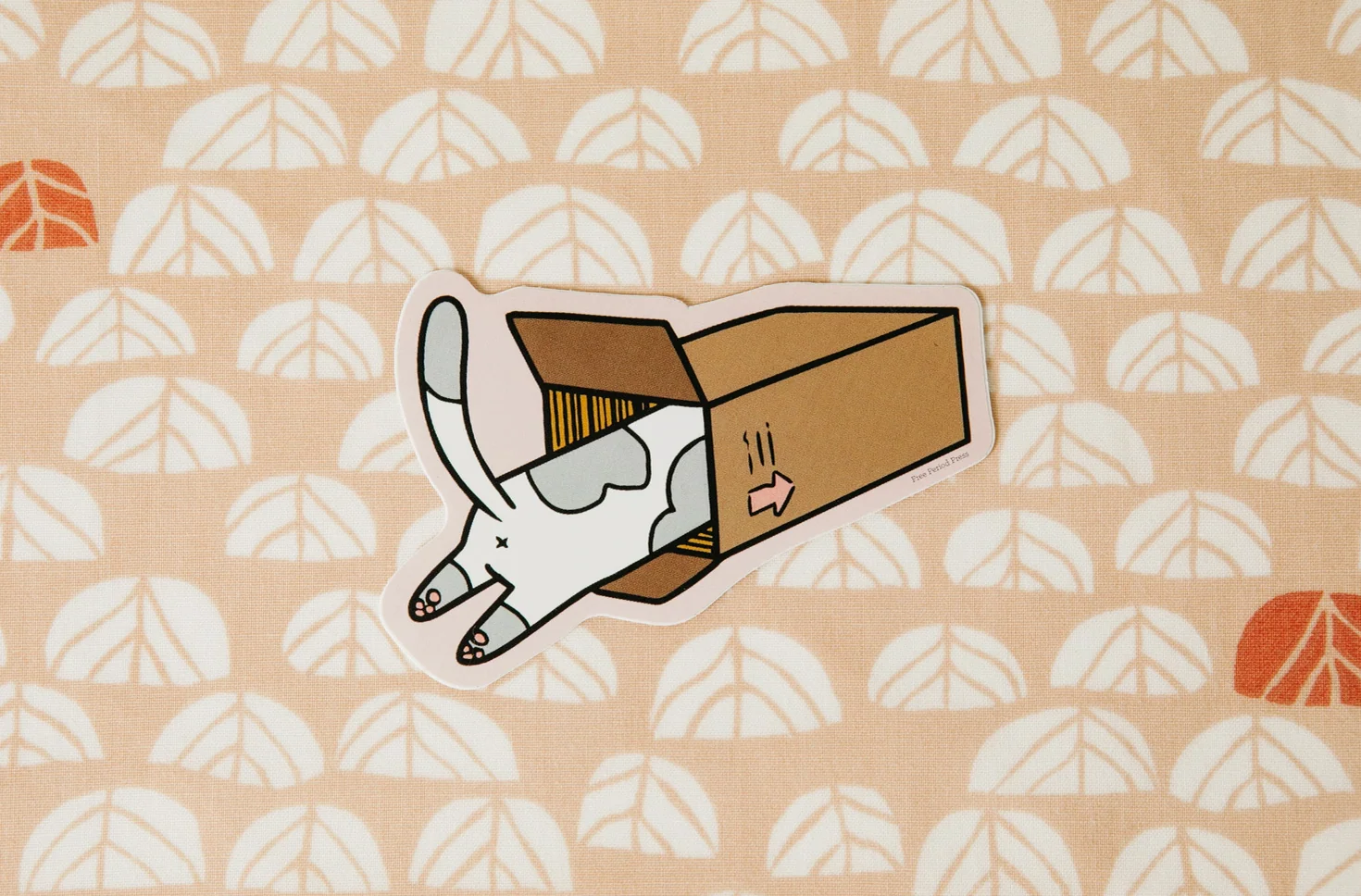 Free Period Press: Cat Box Sticker - Image 2