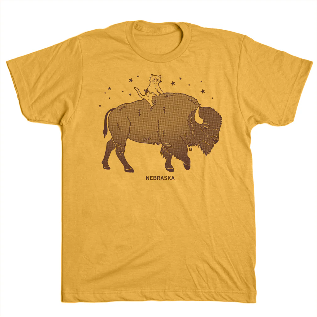 Gary Riding Bison - Image 2