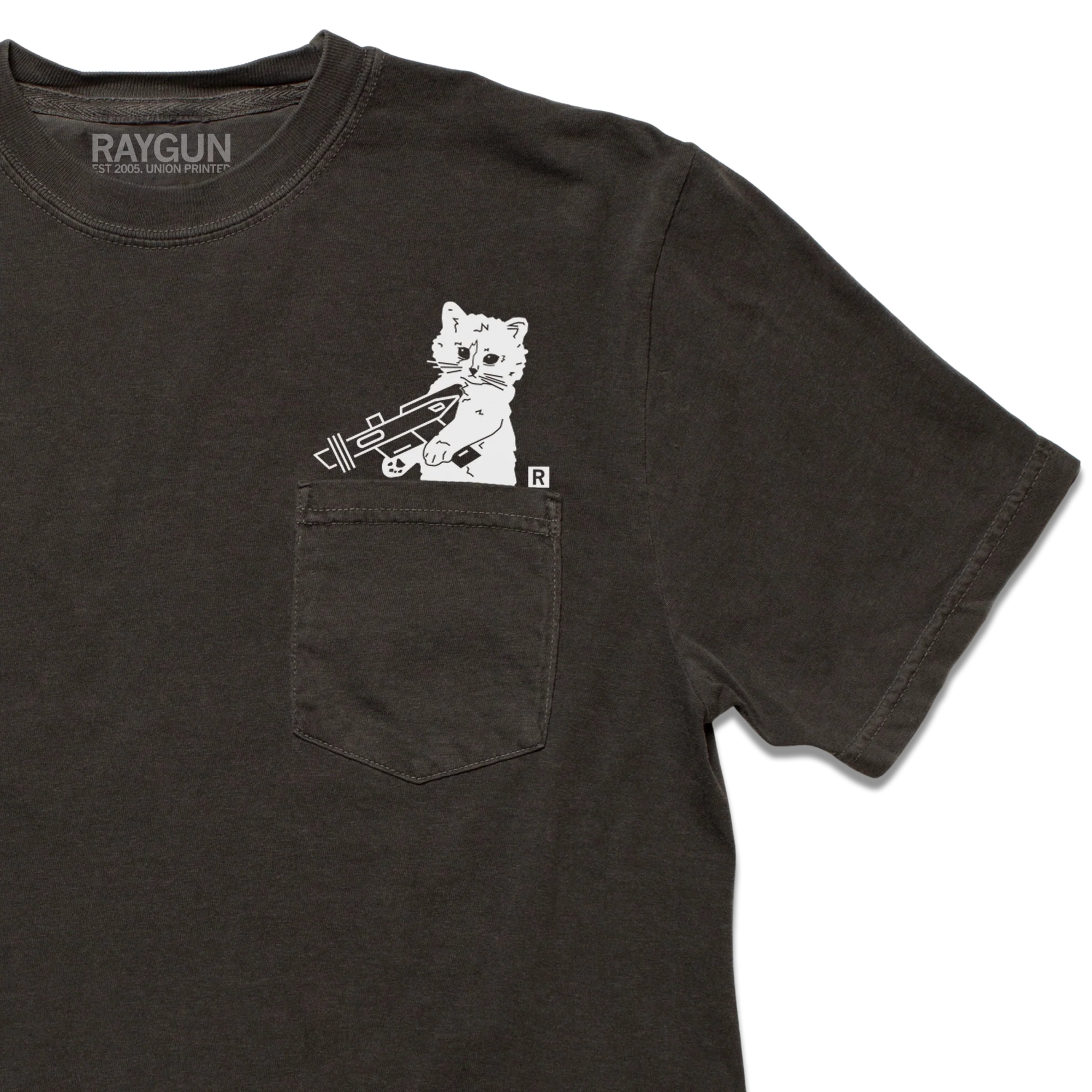 Gary the Cat Pocket Tee - Image 2