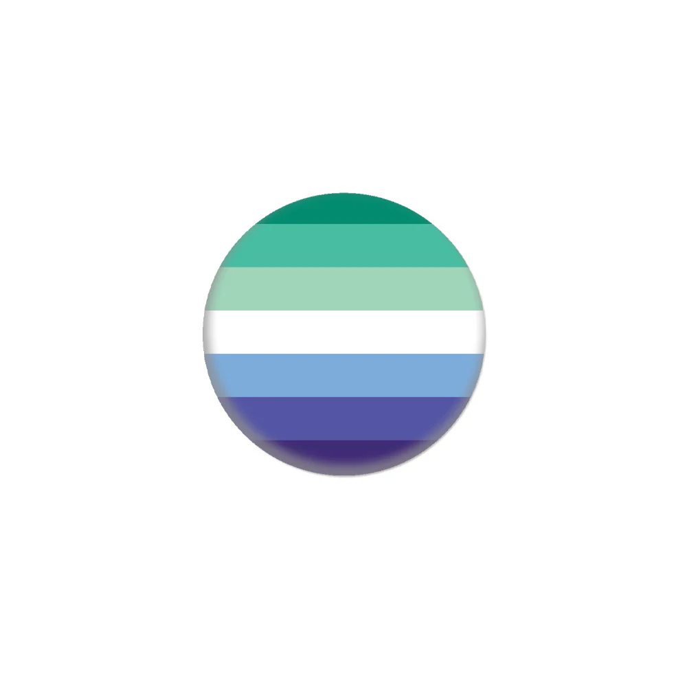 Gay MLM Pride Flag 1" Button