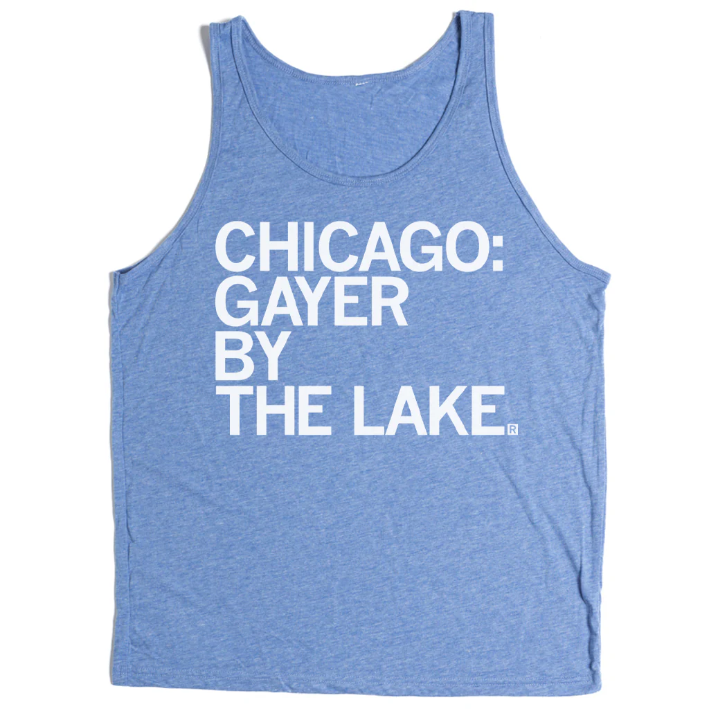 Chicago: Gayer By The Lake Tank Top - Image 2