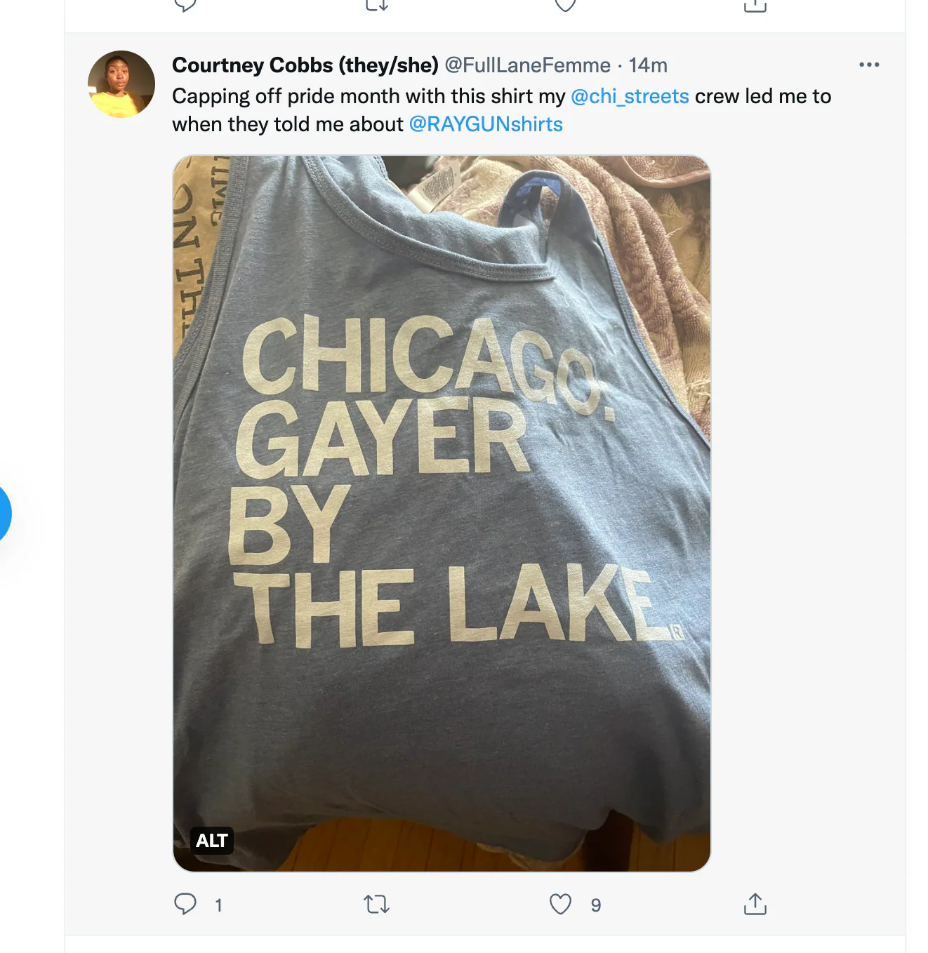 Chicago: Gayer By The Lake Tank Top - Image 3