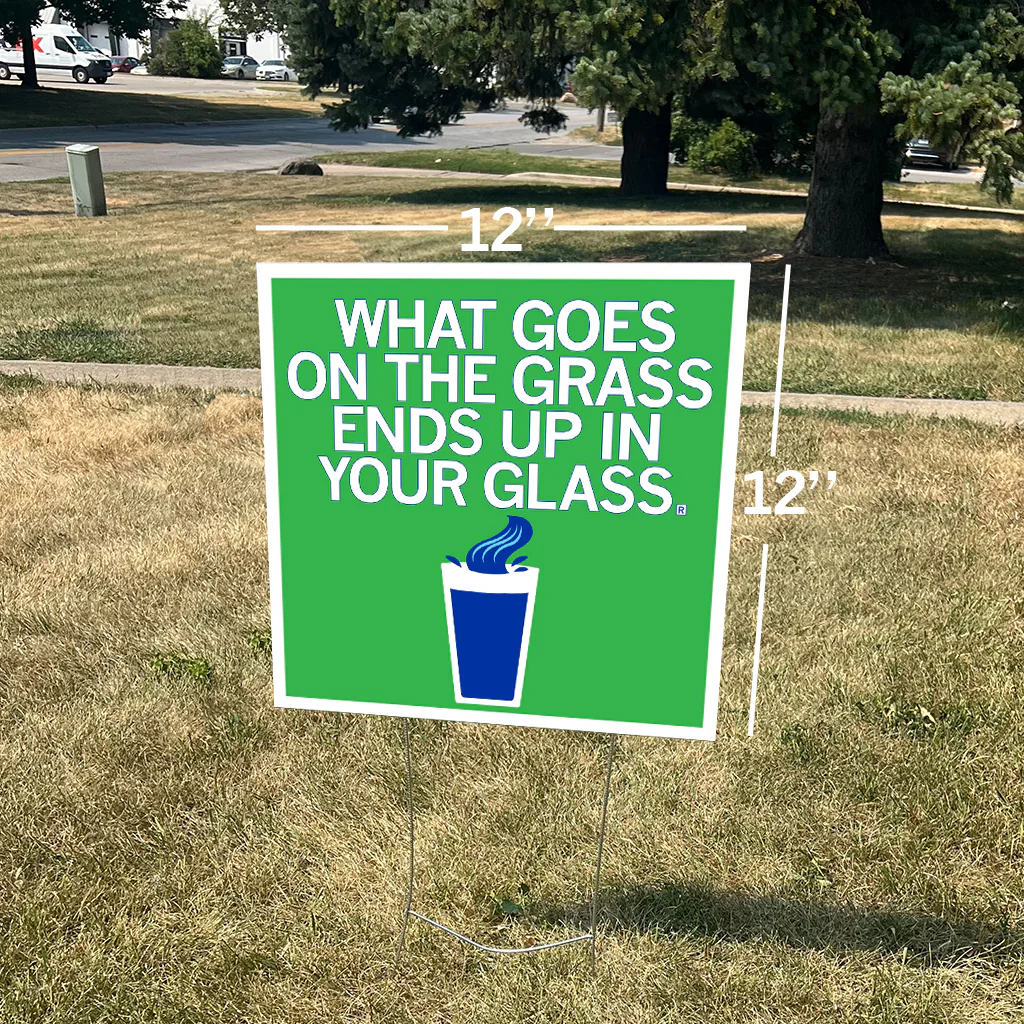 Goes On The Grass Yard Sign - Image 2