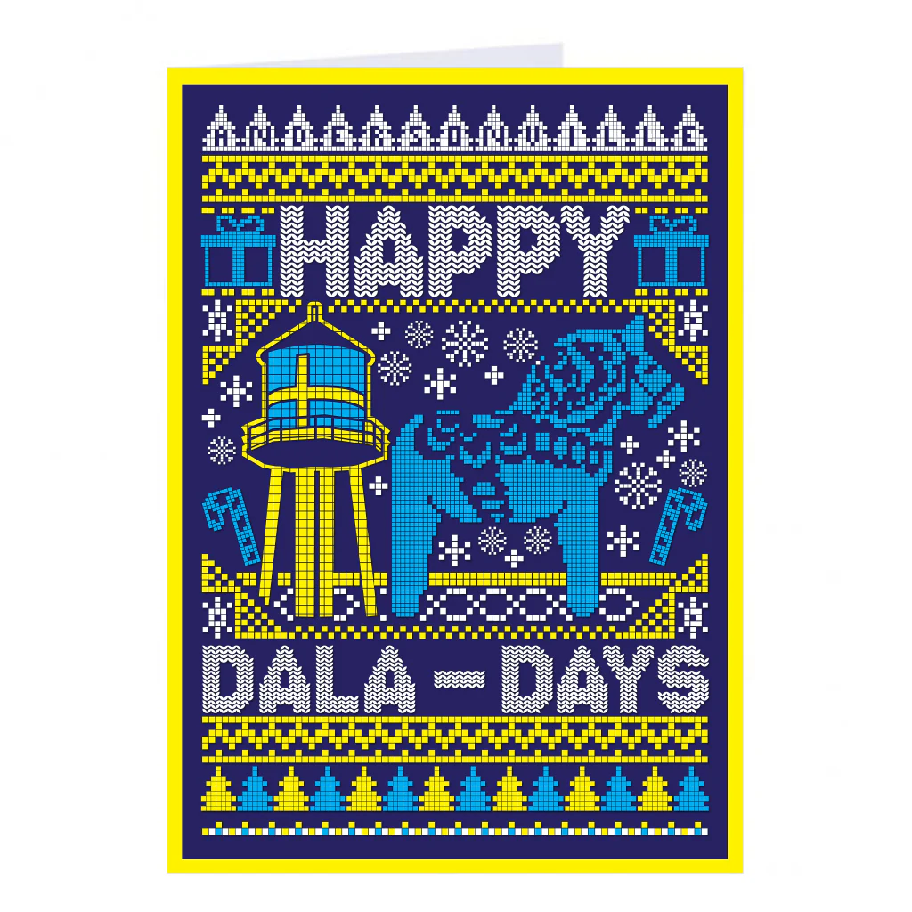 Happy Dala Days Greeting Card