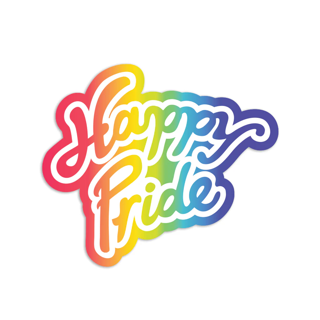 Happy Pride Die-Cut Sticker