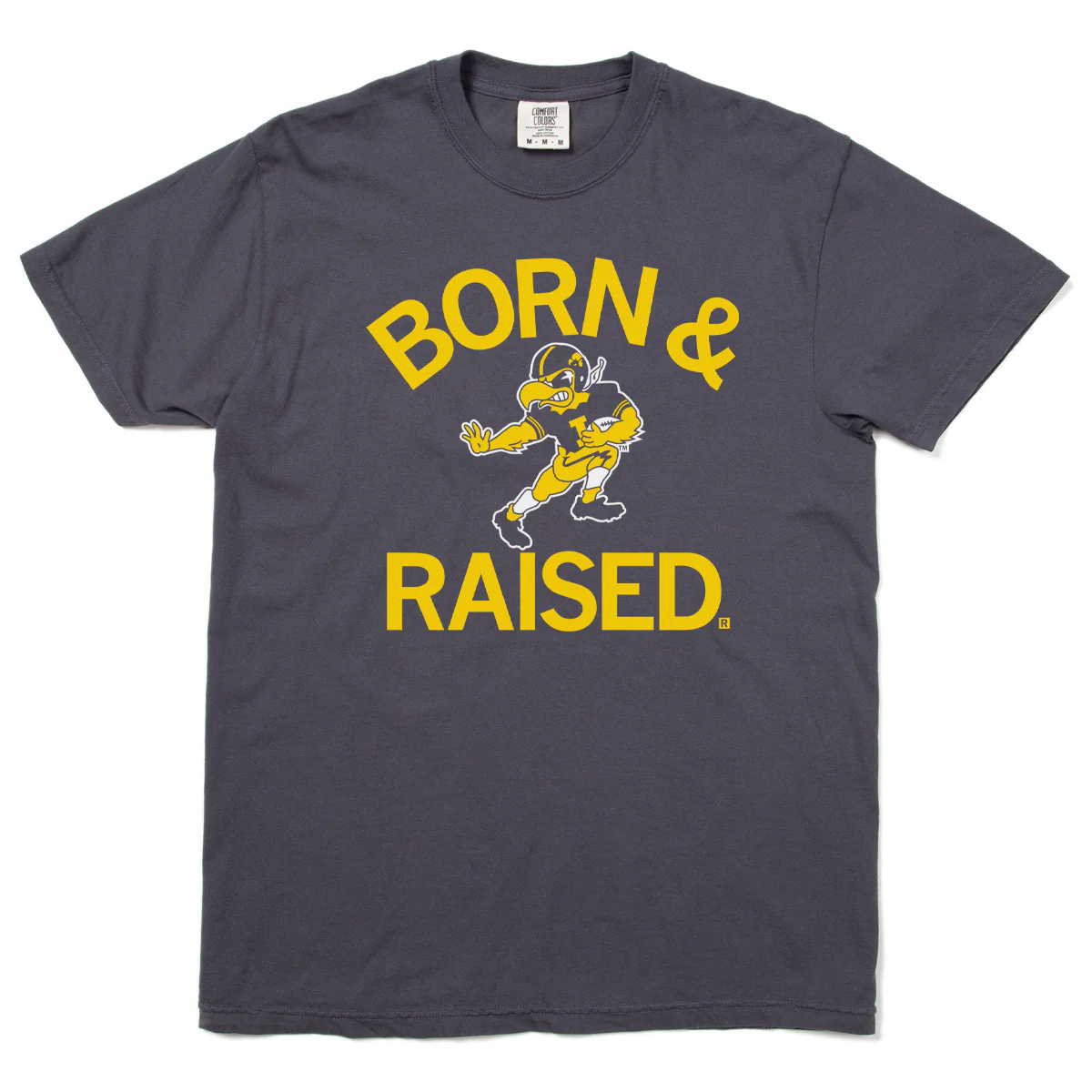 Hawkeyes Born & Raised Vintage Heavyweight - Image 2